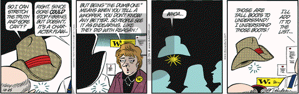 Doonesbury on Wednesday January 15, 2003 Comic Strip