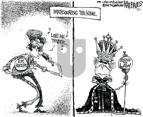 Matt Davies on Saturday July 1, 2006 Comic Strip