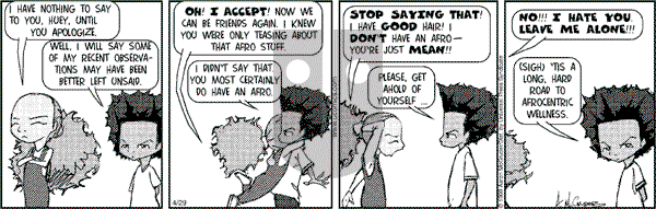 The Boondocks on Saturday November 30, 2013 Comic Strip