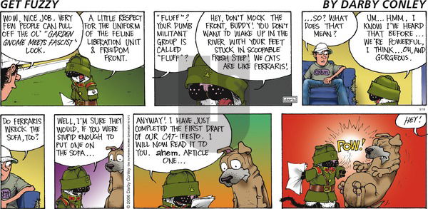 Get Fuzzy on Sunday May 18, 2025 Comic Strip