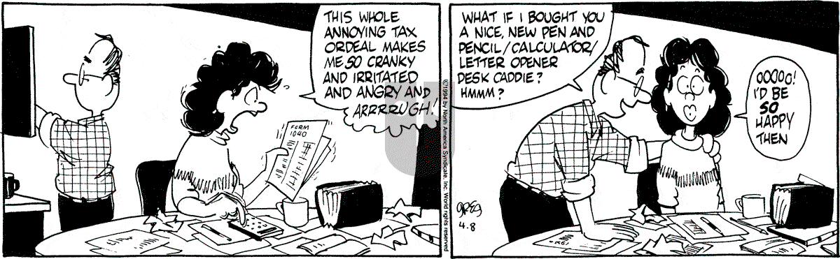 Luann - Friday April 8, 1994 Comic Strip