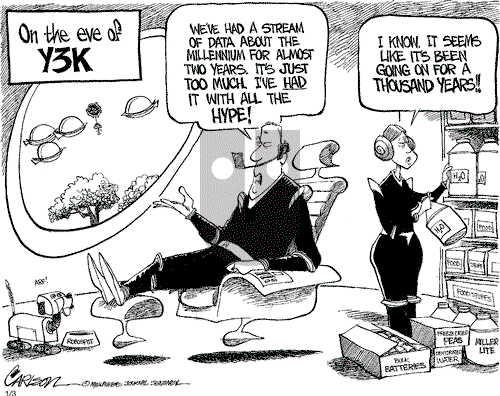 Stuart Carlson on Monday January 3, 2000 Comic Strip