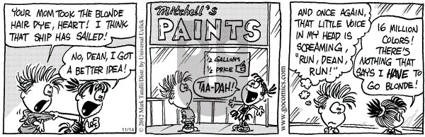 Heart of the City on Monday November 14, 2016 Comic Strip