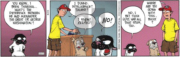 Get Fuzzy on Monday August 23, 2004 Comic Strip