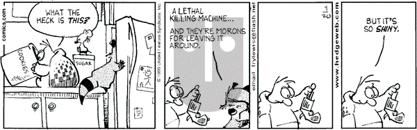 Over the Hedge on Tuesday April 20, 1999 Comic Strip