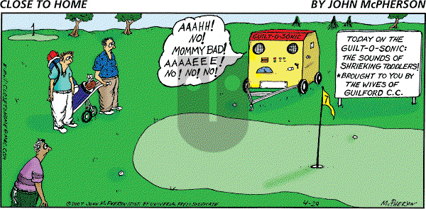 Close to Home on Sunday April 29, 2007 Comic Strip