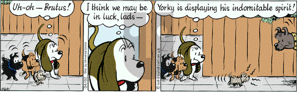 Fred Basset - Wednesday April 2, 2014 Comic Strip