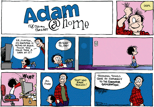 Adam@Home on Sunday April 11, 2004 Comic Strip