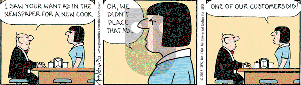 The Born Loser on Tuesday July 21, 2015 Comic Strip