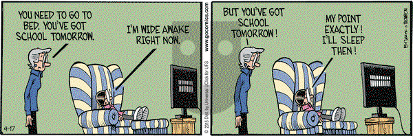 Grand Avenue on Friday April 17, 2015 Comic Strip