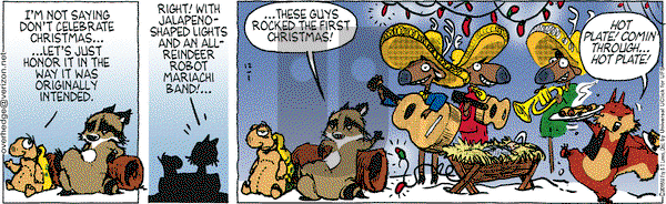 Over the Hedge on Tuesday December 1, 2015 Comic Strip
