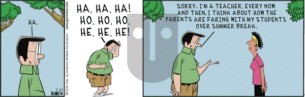 Grand Avenue - Wednesday July 31, 2024 Comic Strip
