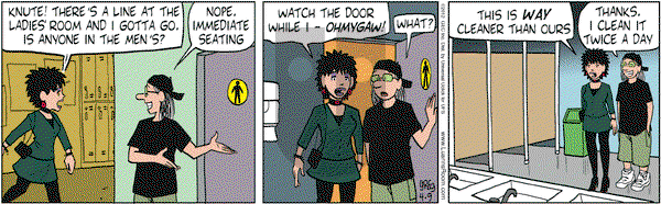 Luann on Monday April 9, 2012 Comic Strip