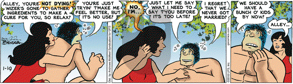 Alley Oop on Friday January 19, 2018 Comic Strip