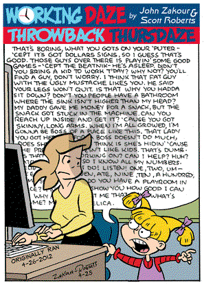 Working Daze - Thursday April 25, 2024 Comic Strip