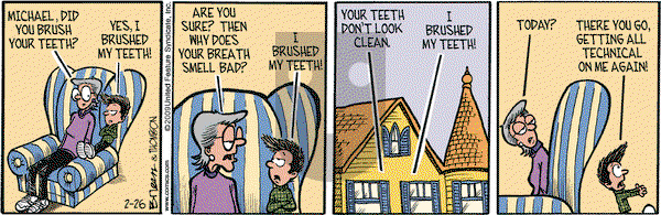 Grand Avenue on Thursday February 26, 2009 Comic Strip
