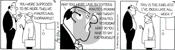 The Born Loser on Wednesday February 10, 1999 Comic Strip