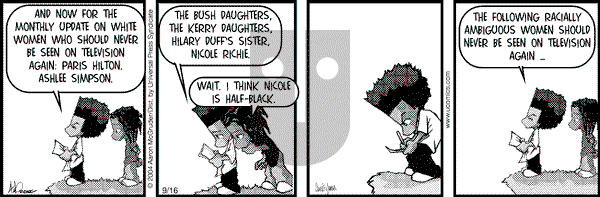 The Boondocks on Thursday April 19, 2012 Comic Strip