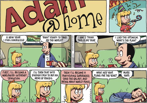 Adam@Home on Sunday January 4, 2015 Comic Strip
