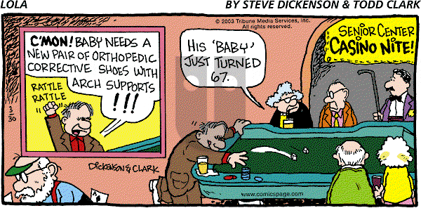 Lola on Sunday March 30, 2003 Comic Strip