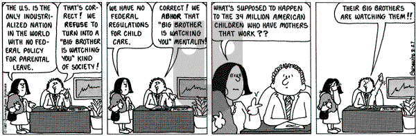 Cathy Classics on Thursday August 27, 1987 Comic Strip