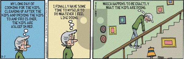 Grand Avenue on Friday March 7, 2014 Comic Strip