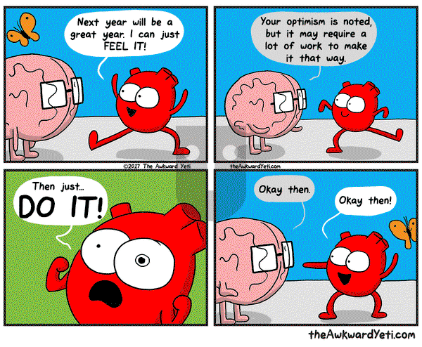 The Awkward Yeti on Saturday December 30, 2017 Comic Strip