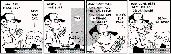 FoxTrot on Wednesday December 20, 2006 Comic Strip