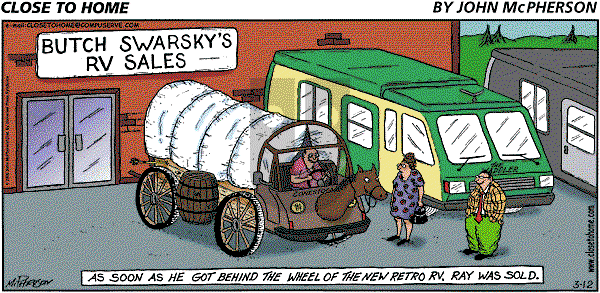 Close to Home - Sunday March 12, 2000 Comic Strip