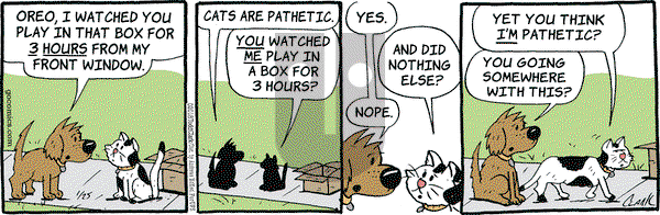 Lola on Thursday January 25, 2018 Comic Strip