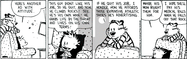 Calvin and Hobbes - Tuesday October 12, 1993 Comic Strip