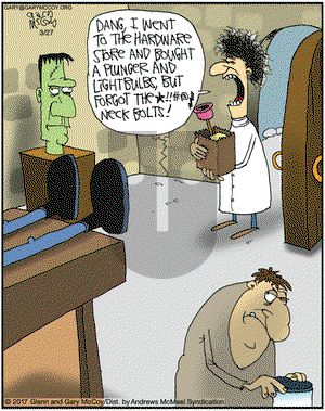 The Flying McCoys on Monday March 27, 2017 Comic Strip