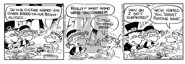 Soup to Nutz - Old on Thursday November 22, 2007 Comic Strip
