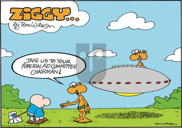 Ziggy on Sunday June 7, 2015 Comic Strip