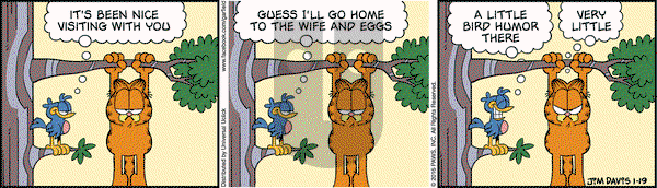 Garfield on Tuesday January 19, 2016 Comic Strip