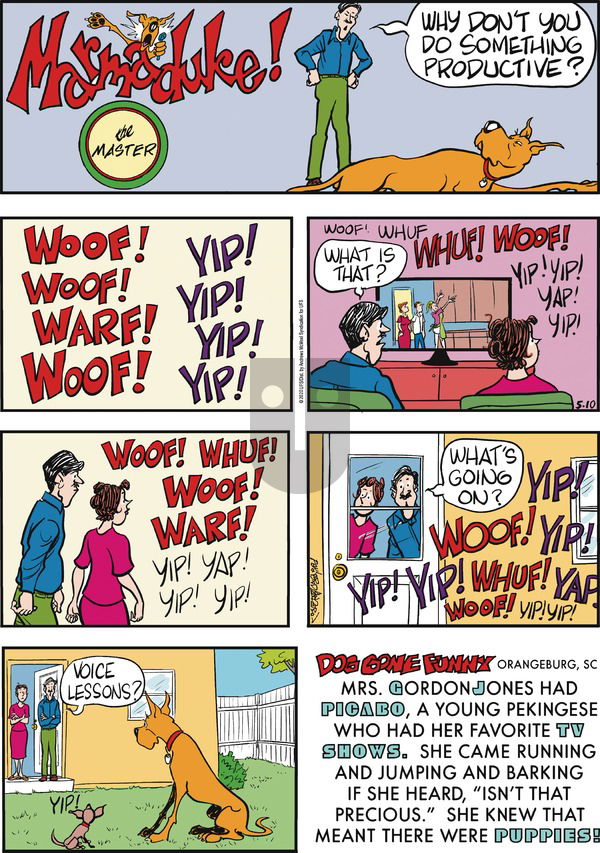 Marmaduke on Sunday May 10, 2020 Comic Strip