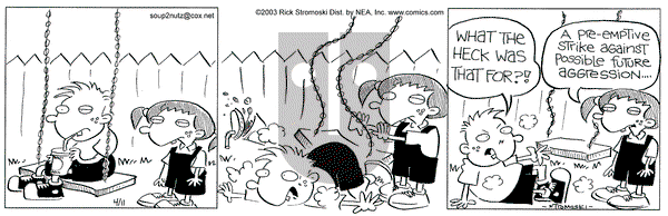 Soup to Nutz - Old on Friday April 11, 2003 Comic Strip