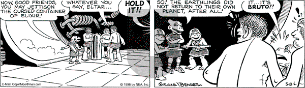 Alley Oop on Friday May 8, 1998 Comic Strip