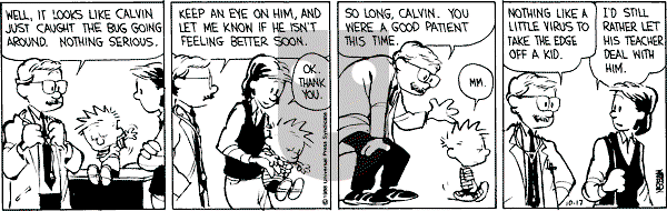 Calvin and Hobbes - Monday October 17, 1988 Comic Strip