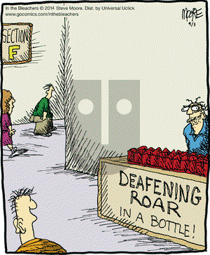 In the Bleachers on Wednesday September 3, 2014 Comic Strip