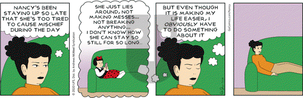 Nancy on Saturday May 2, 2020 Comic Strip