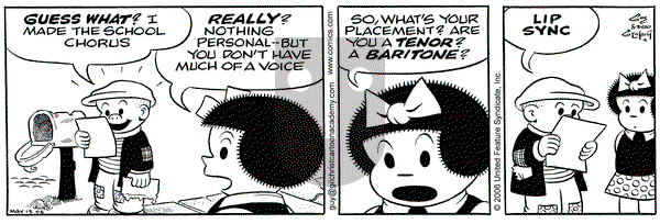 Nancy on Saturday May 13, 2006 Comic Strip
