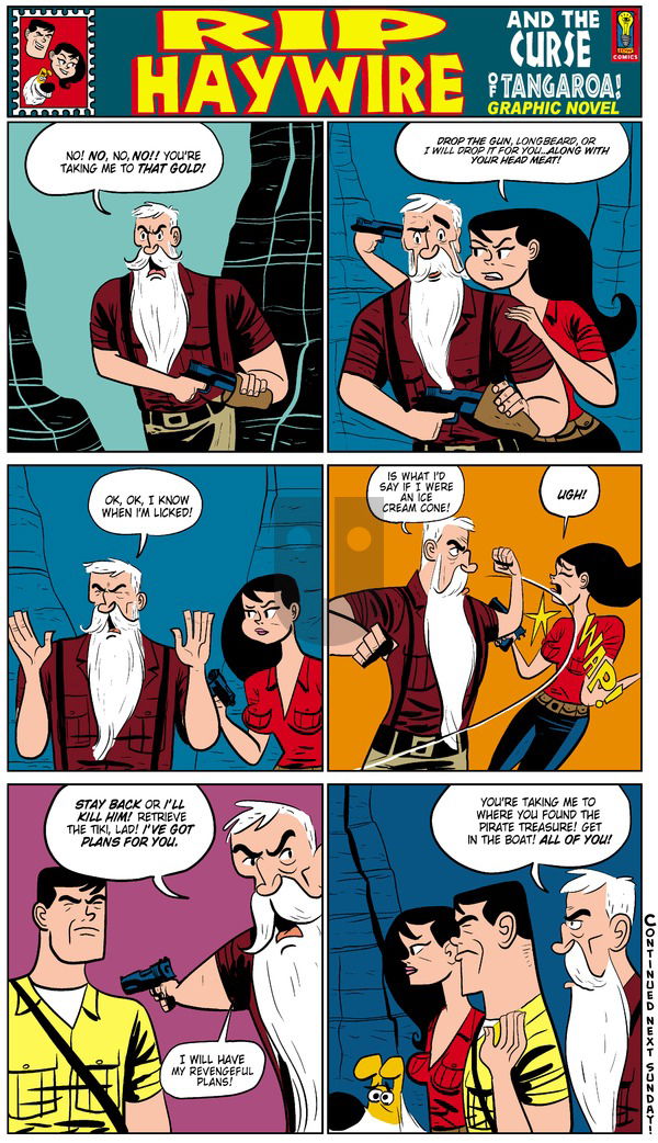 Rip Haywire on Sunday February 1, 2015 Comic Strip
