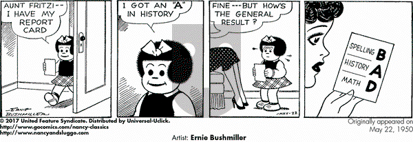 Nancy Classics on Monday May 22, 2017 Comic Strip