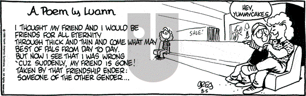 Luann on Friday August 5, 1988 Comic Strip