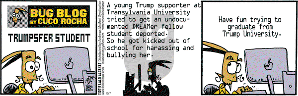 La Cucaracha on Saturday October 7, 2017 Comic Strip