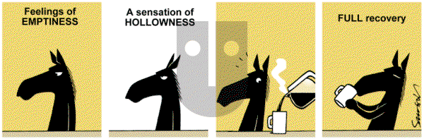 Dark Side of the Horse on Monday April 25, 2016 Comic Strip