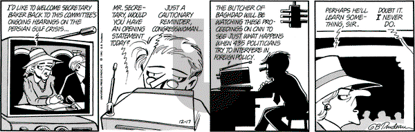 Doonesbury on Monday December 17, 1990 Comic Strip
