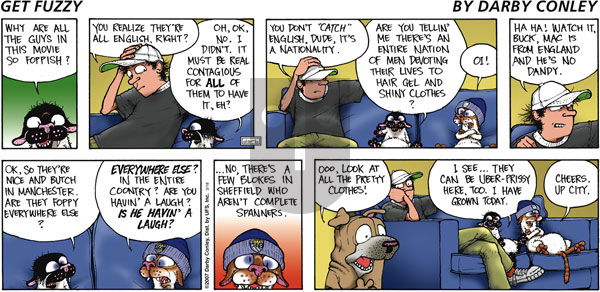 Get Fuzzy on Sunday March 18, 2007 Comic Strip
