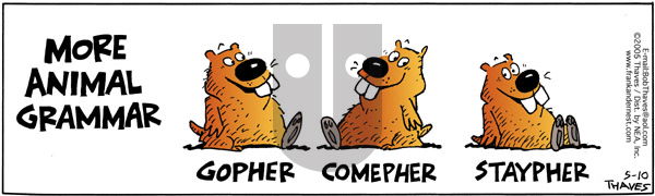 Frank and Ernest - Tuesday May 10, 2005 Comic Strip